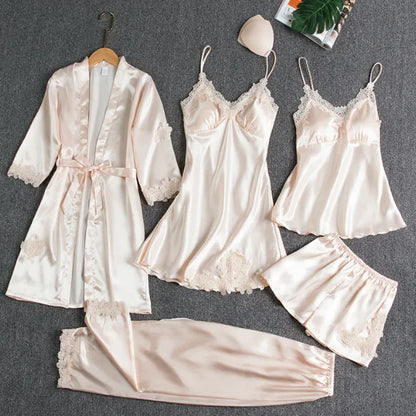 Women’s Silk Pajama Set