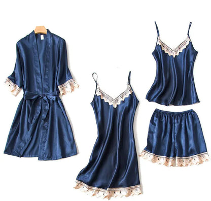 Women’s Silk Pajama Set